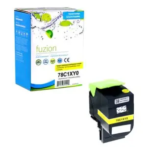 Lexmark 78C1XY0 Remanufactured Toner - Yellow