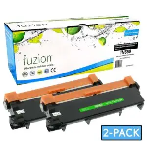 Brother TN660 Compatible Toner High Yield - (2/Pack)