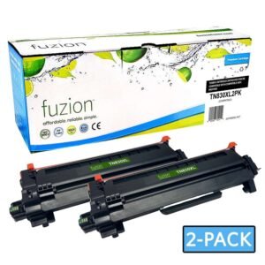 Brother TN830XL Compatible Toner High Yield - Black (2 Pack)